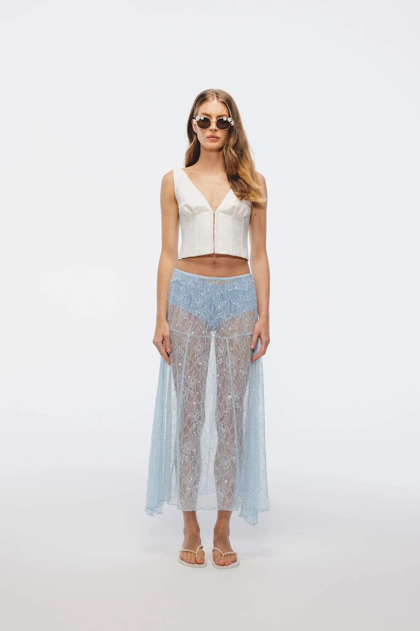 Spódnica Ella Błękitny