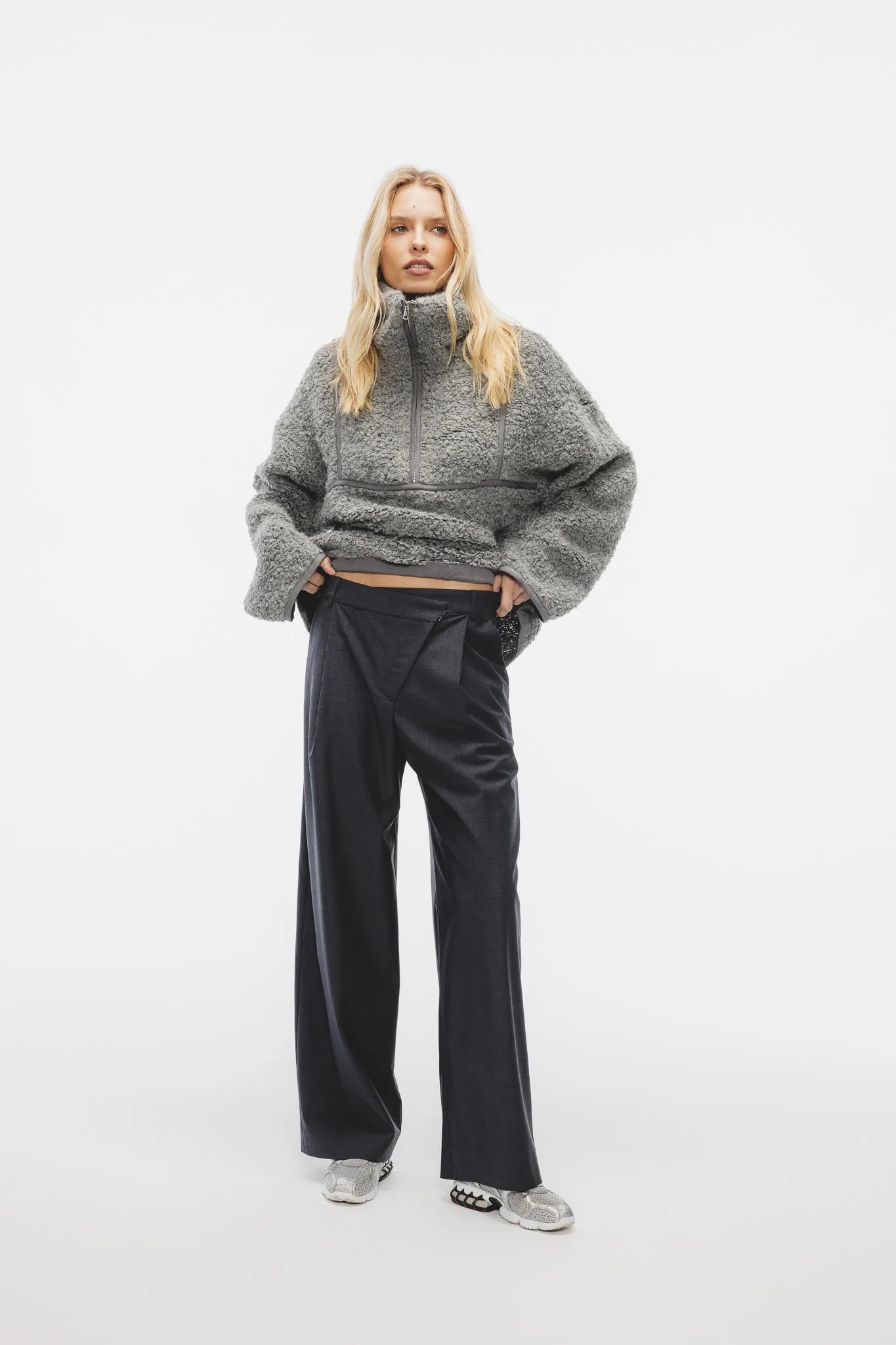 Spodnie Molly Grafitowy Melanż