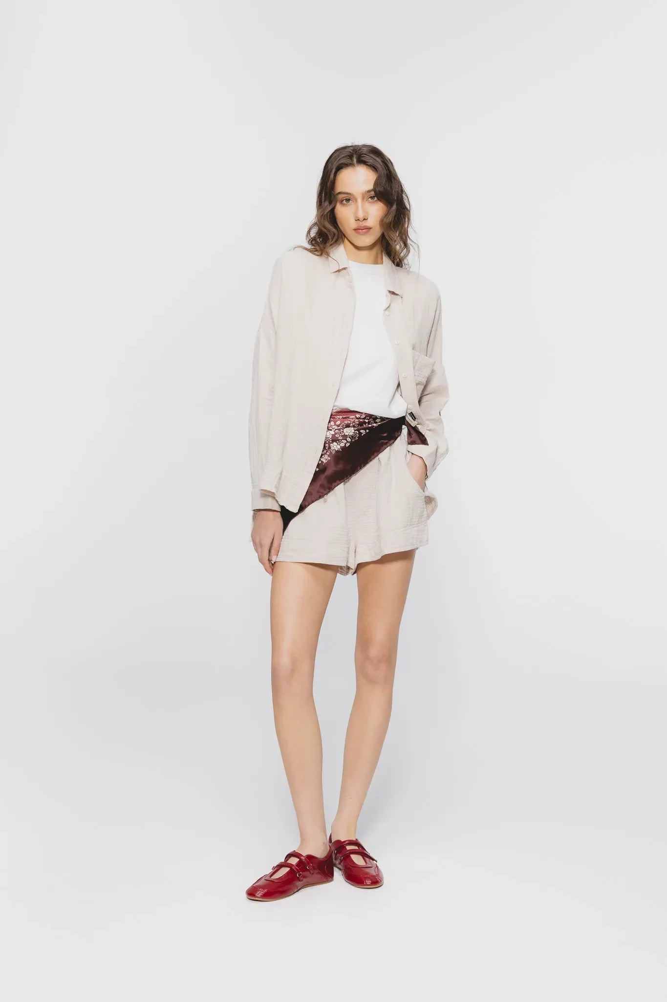 Komplet Muślinowy Celina Beżowy