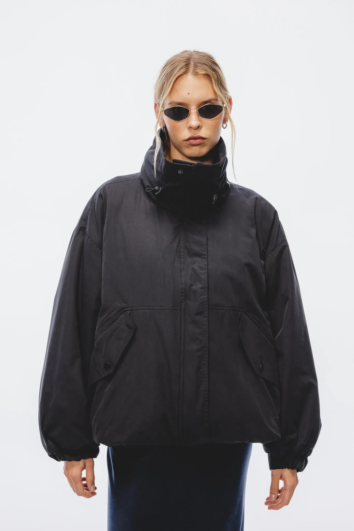 Kurtka puchowa Teona Czarny