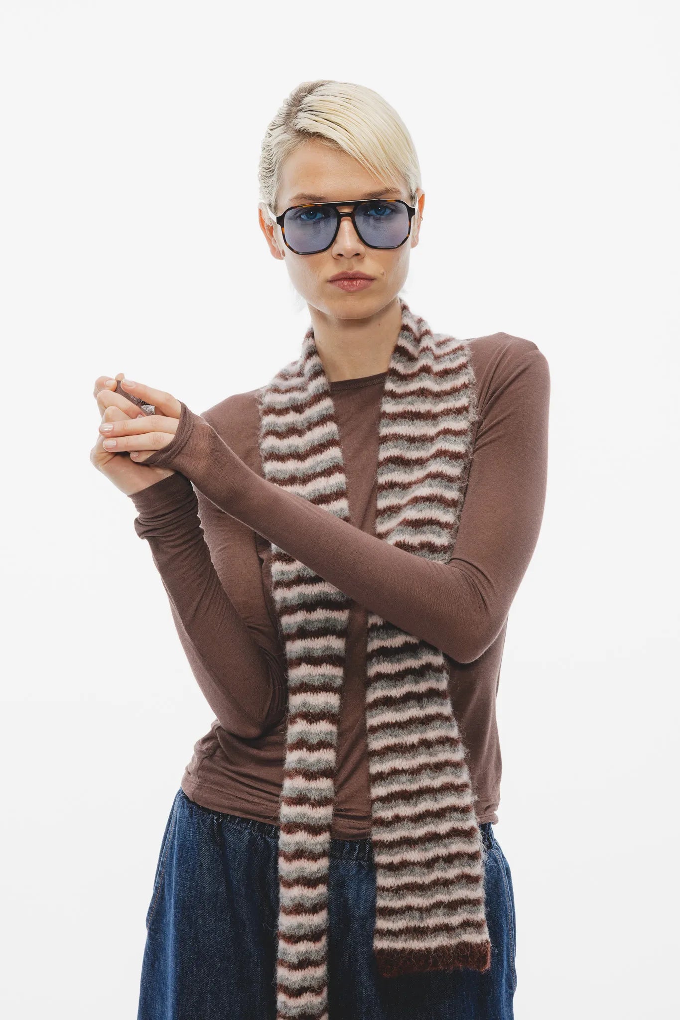 Longsleeve Hortensja Czekoladowy