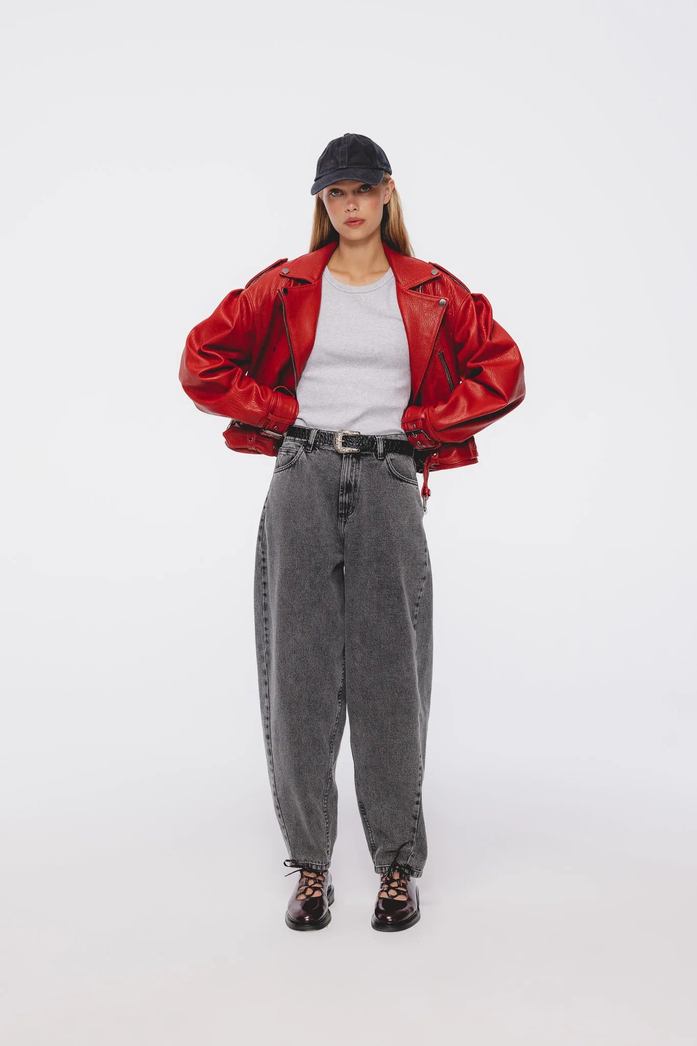 Top Aya Jasny Szary Melanż