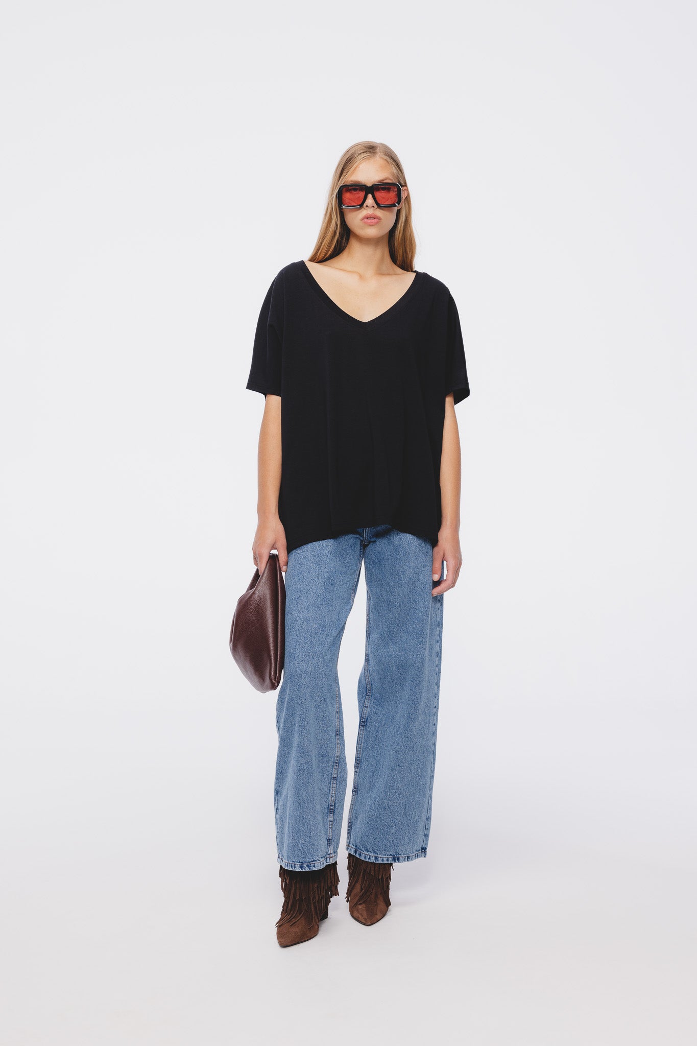 T-shirt Werka Głęboki Czarny