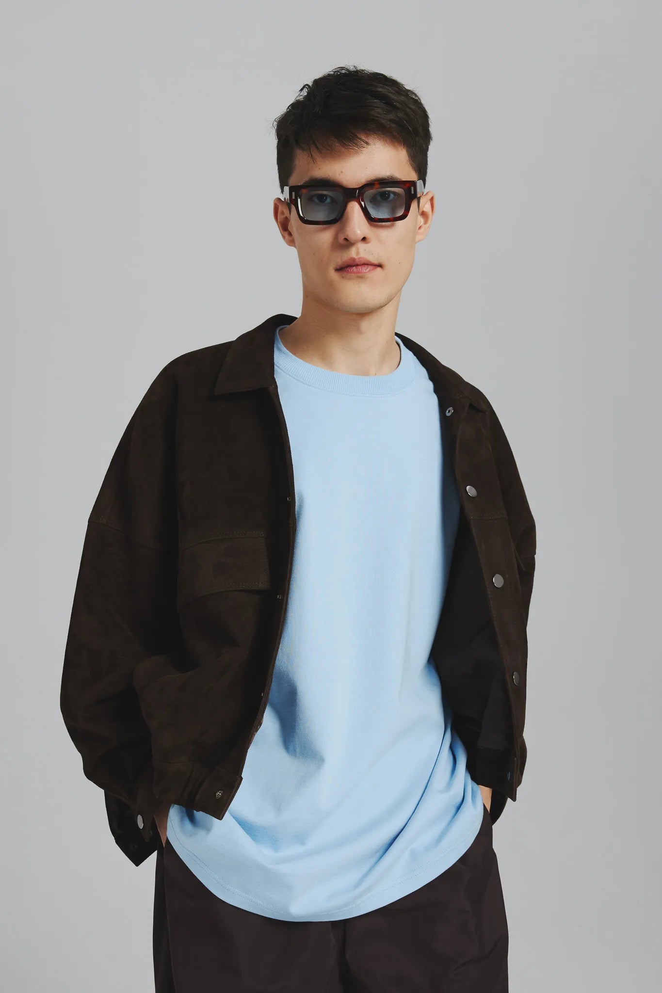 T-shirt unisex Jackie Błękitny