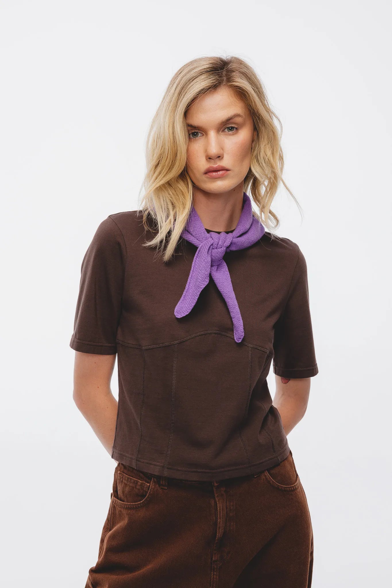 Chusta Iris Fioletowy