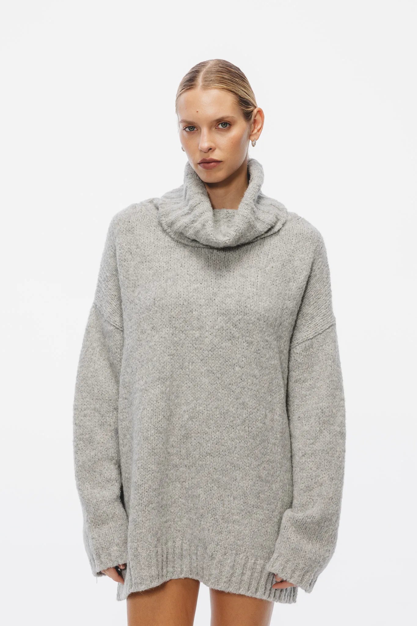 Sweter Martyna Szary Melanż