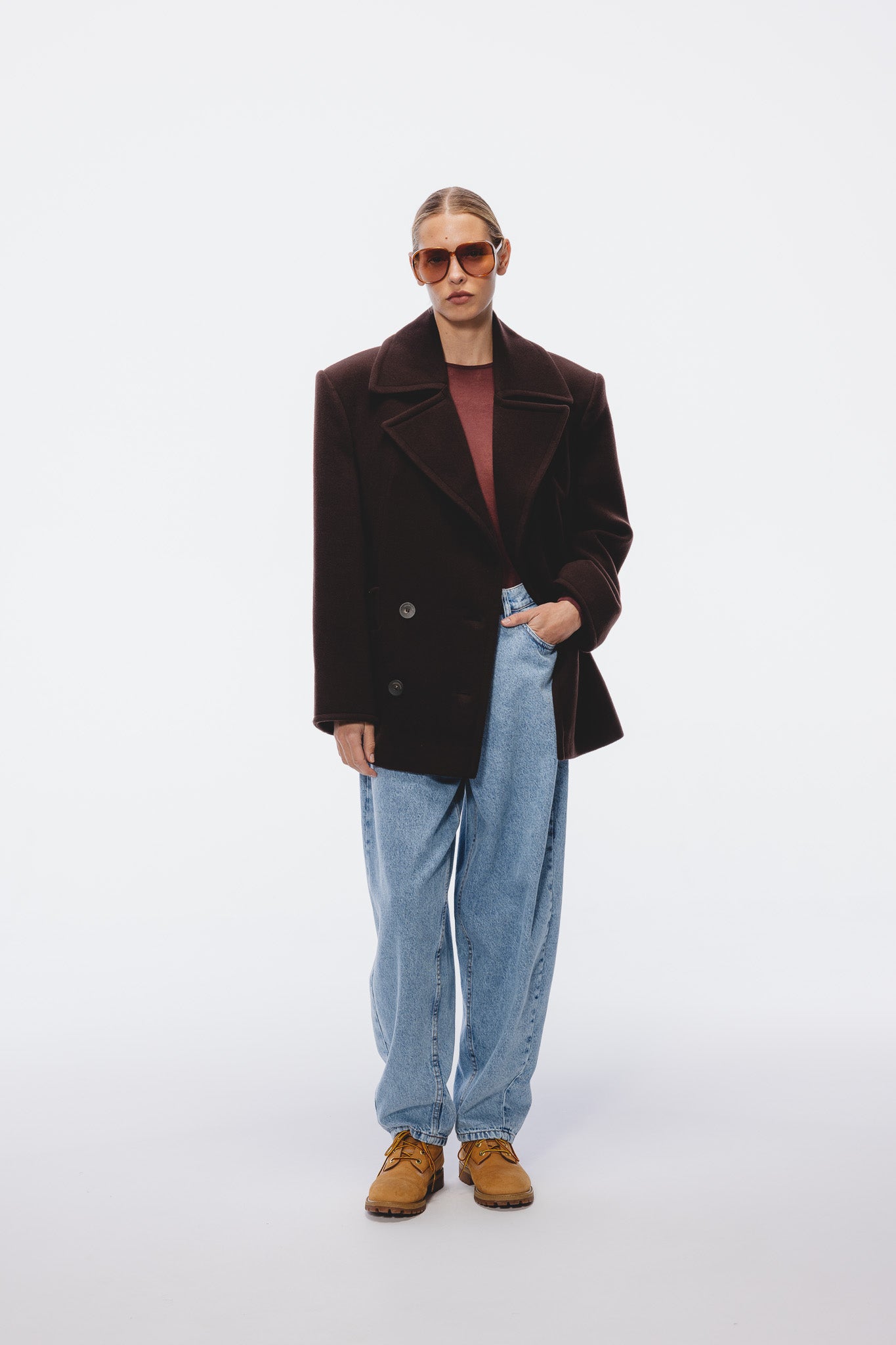 Płaszcz Iwona Czekoladowy