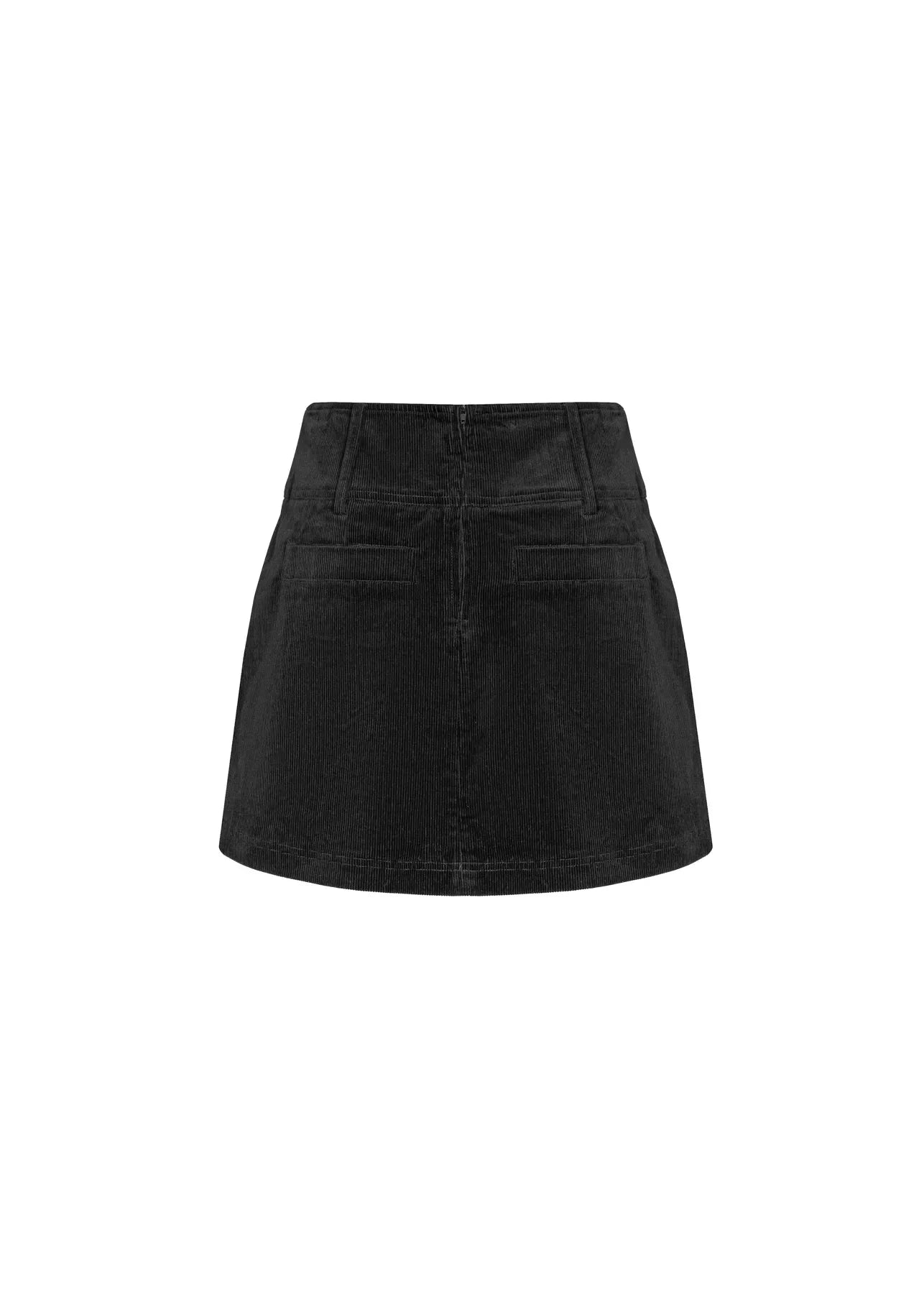 Spódnica Cecylia Czarny Sztruks