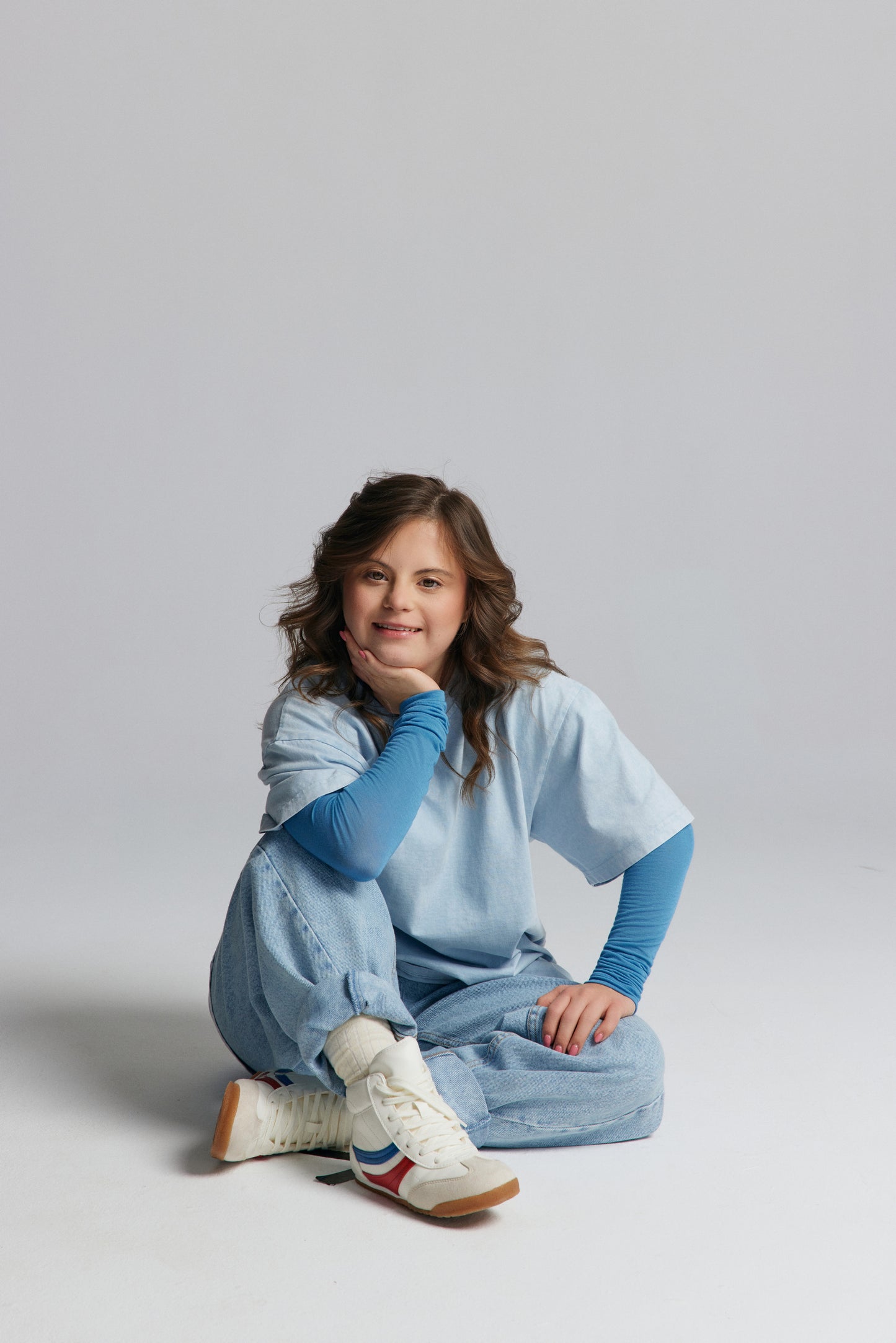 T-shirt Dru Sprany Jasny Niebieski