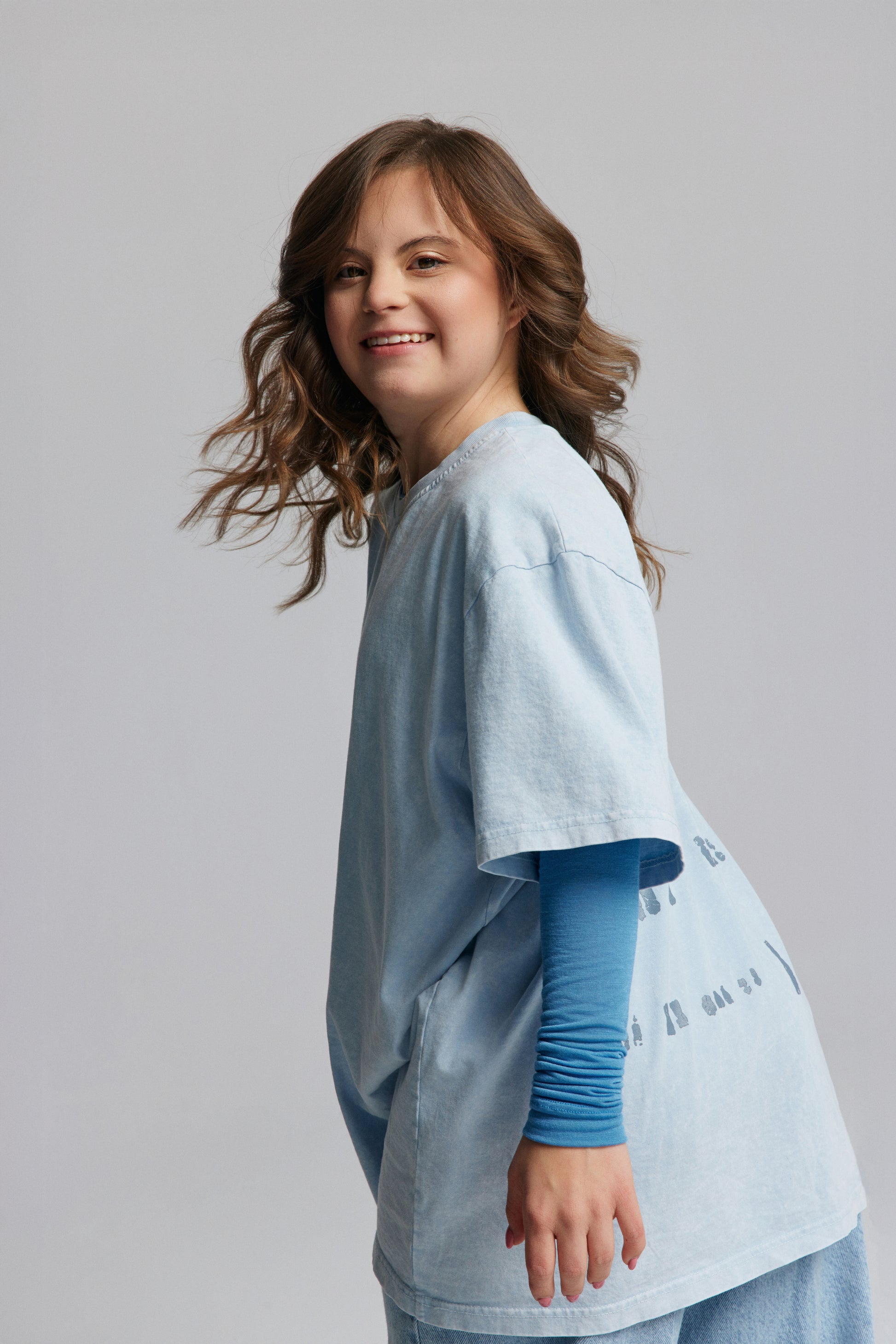 T-shirt Dru Sprany Jasny Niebieski