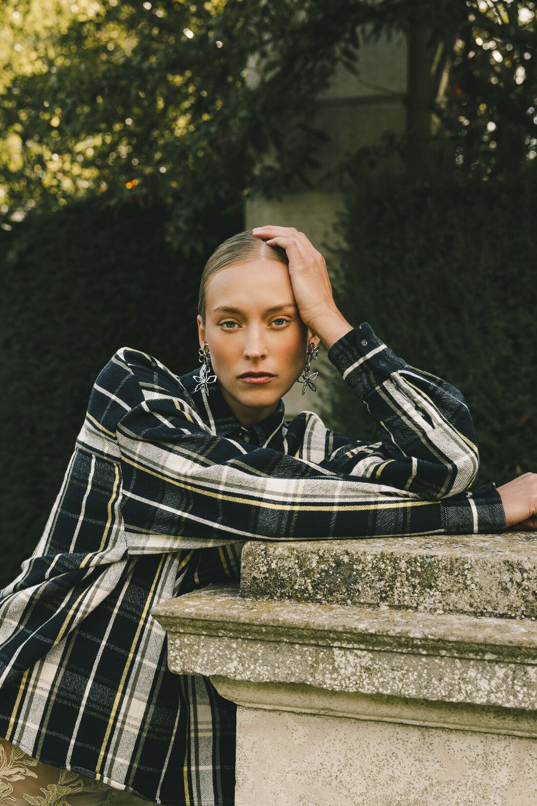 Koszula Dakota Granatowo-Limonkowy