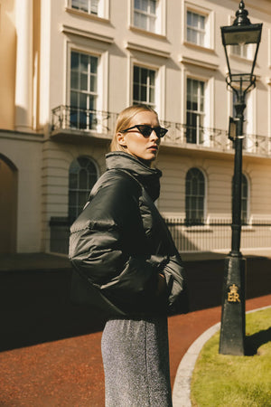 Kurtka puchowa Lucy Antracyt