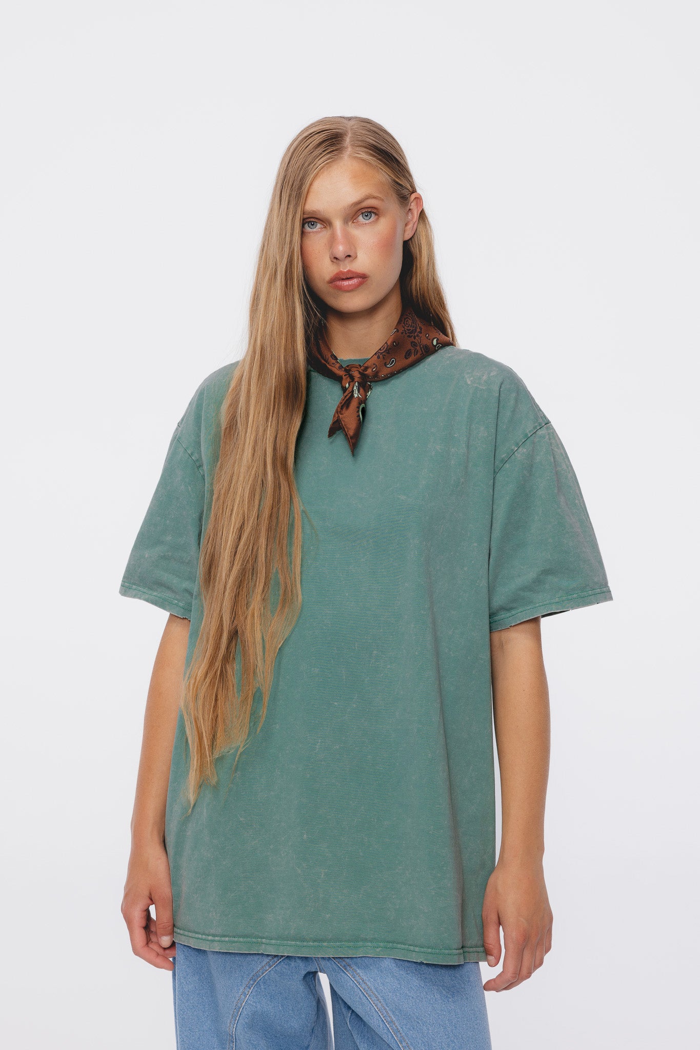 T-shirt Dru Vintage Sprany Zielony