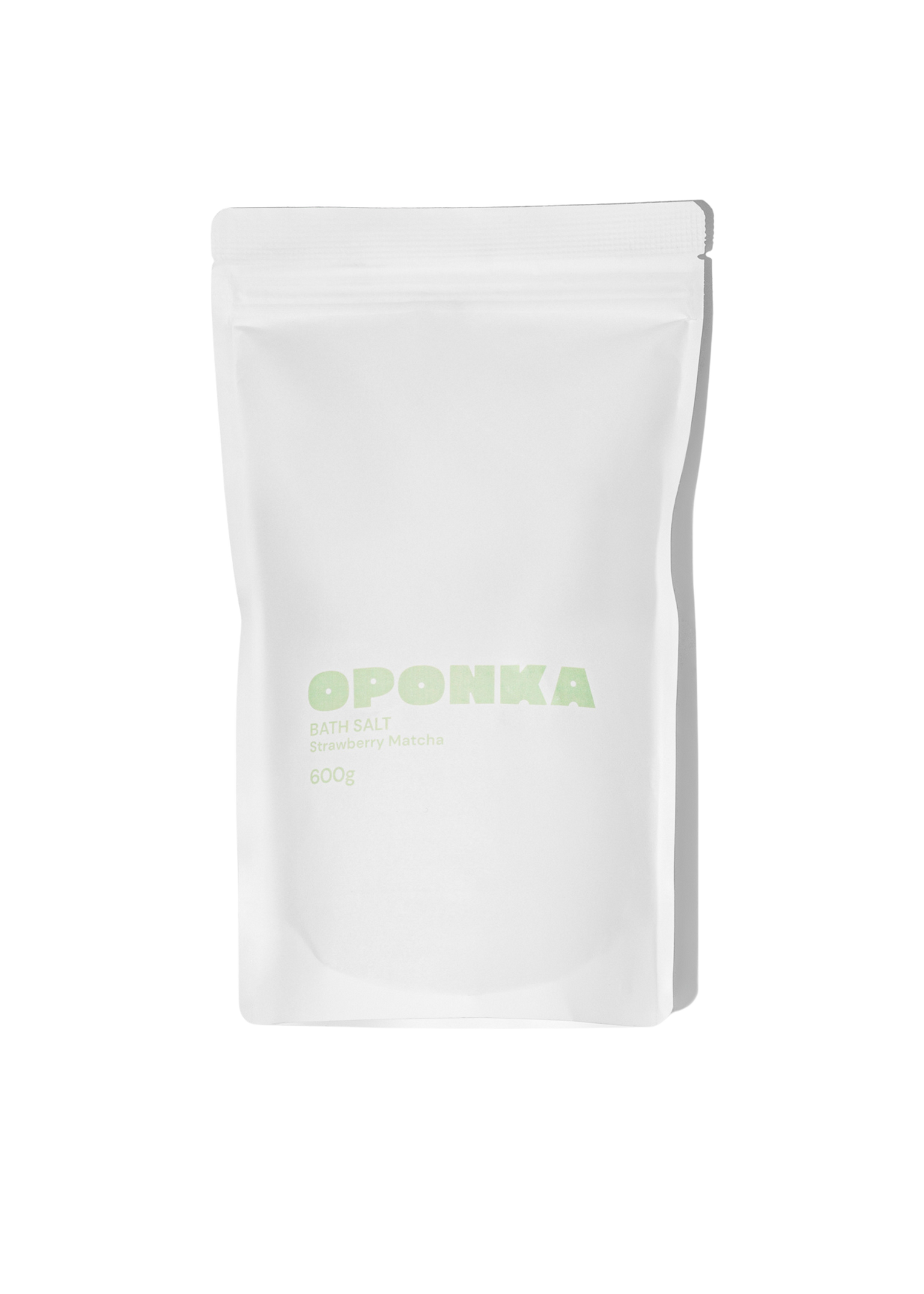 Sól do kąpieli o zapachu Truskawkowej Matchy