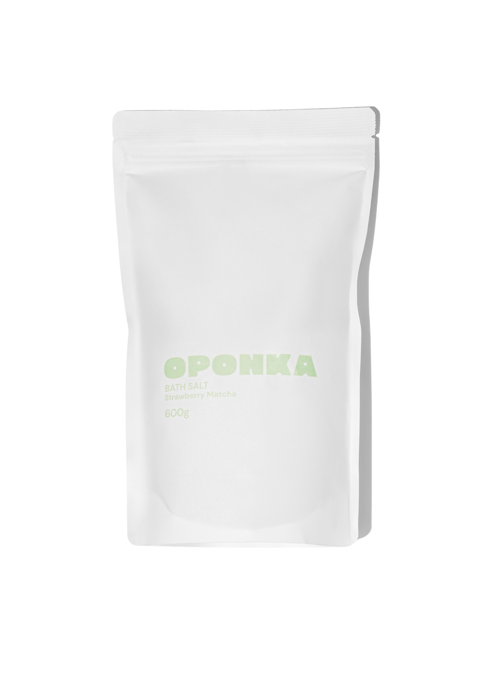 Sól do kąpieli o zapachu Truskawkowej Matchy