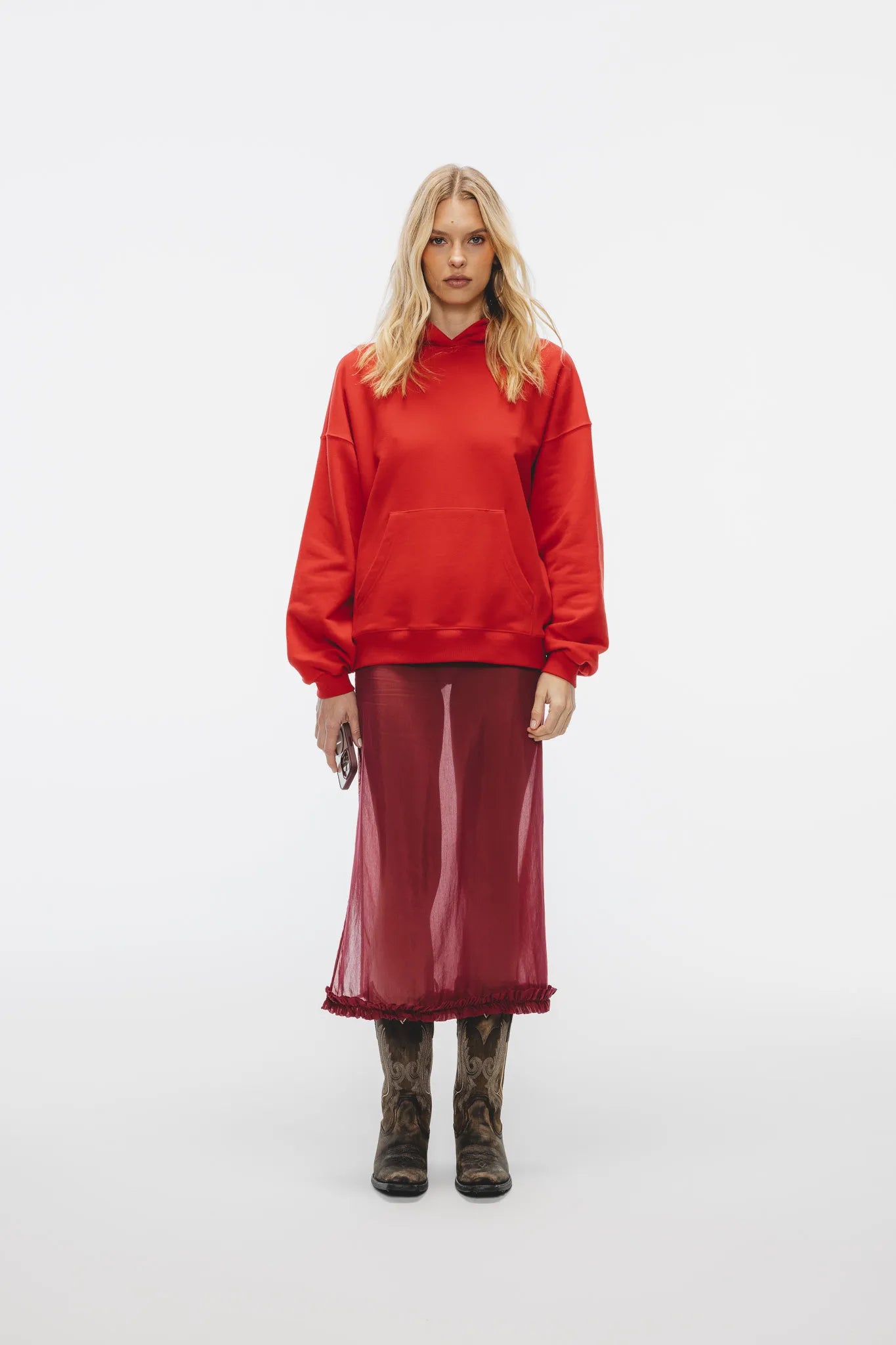 Spódnica Tamia Bordowy