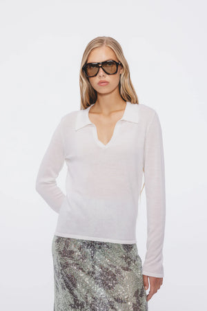 Sweter wełniany Ksawera Off-White