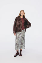 Spódnica cekinowa Stella Pistacjowy