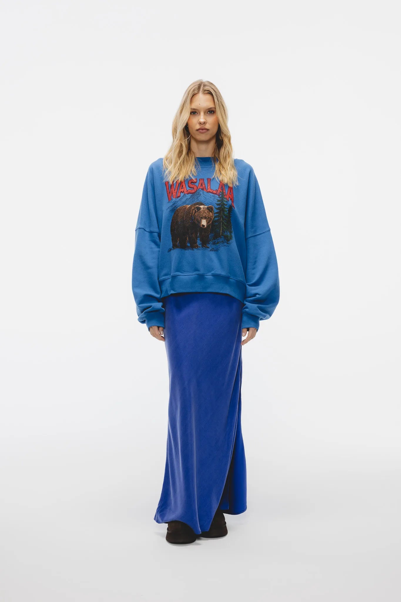 Spódnica Stefa Kobaltowy