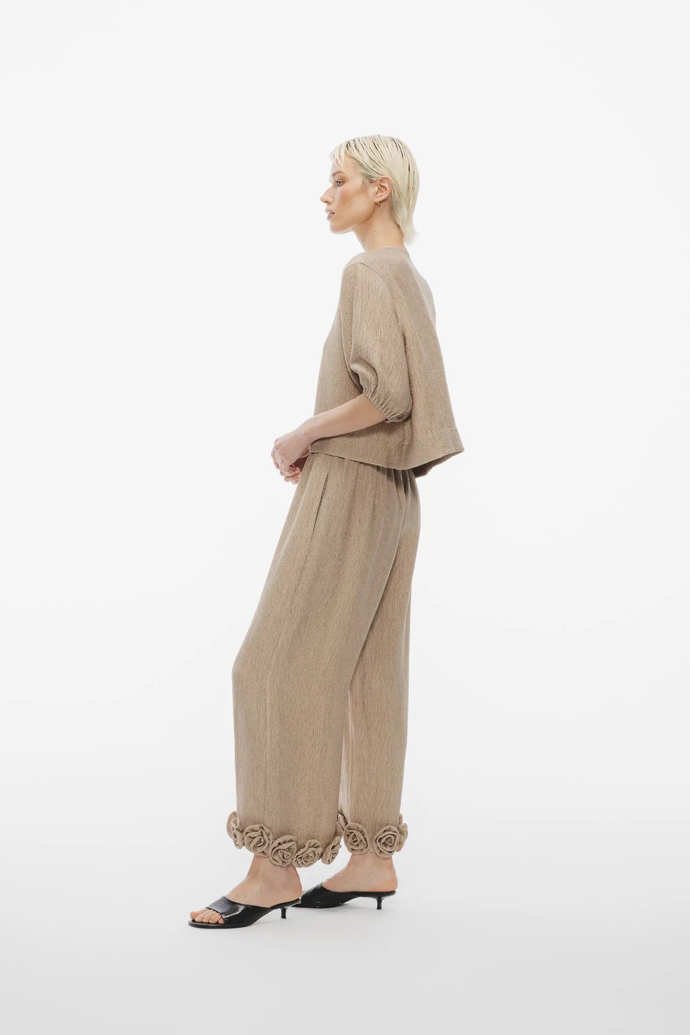 Spodnie Sawa Rose Beżowy