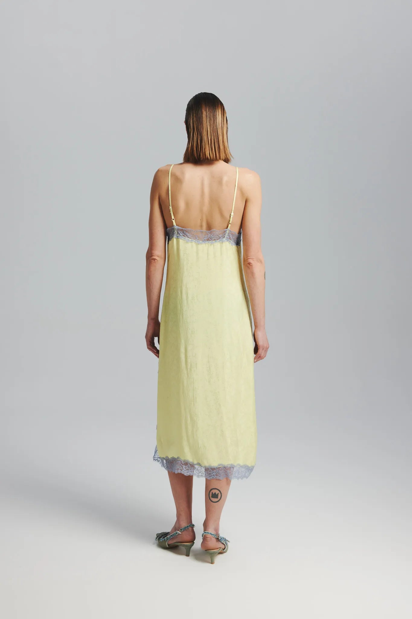 Sukienka Anya Lace Limonkowy