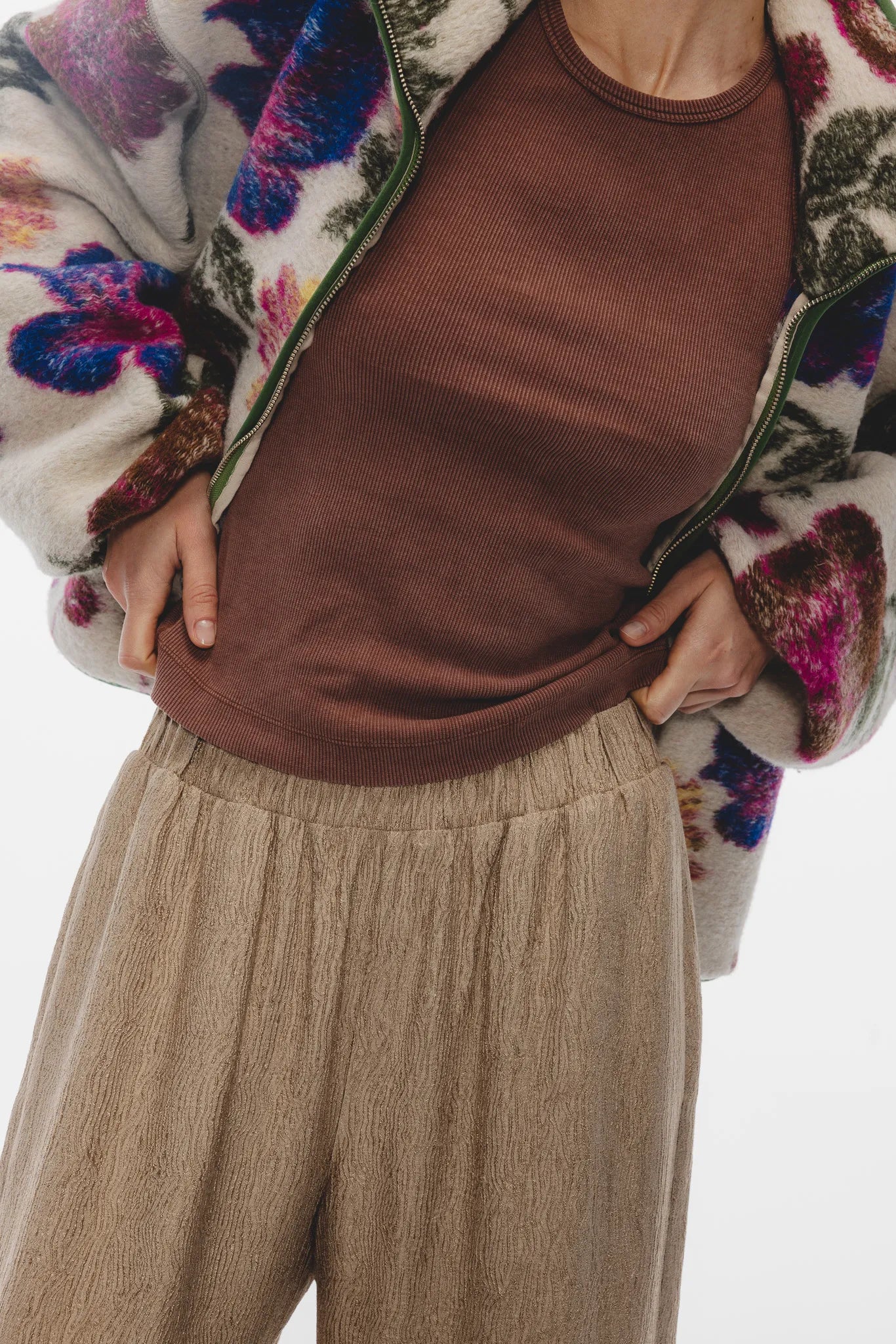 Spodnie Sawa Rose Beżowy