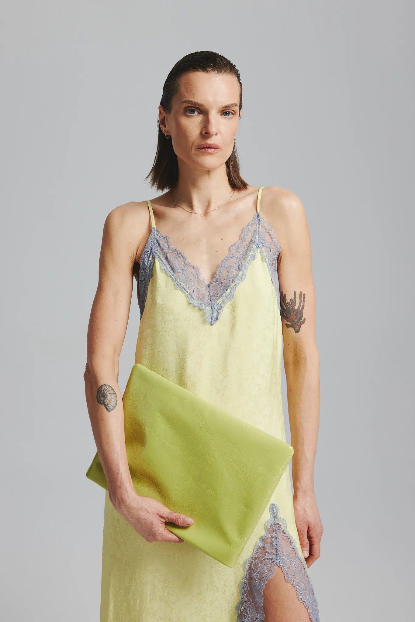 Sukienka Anya Lace Limonkowy