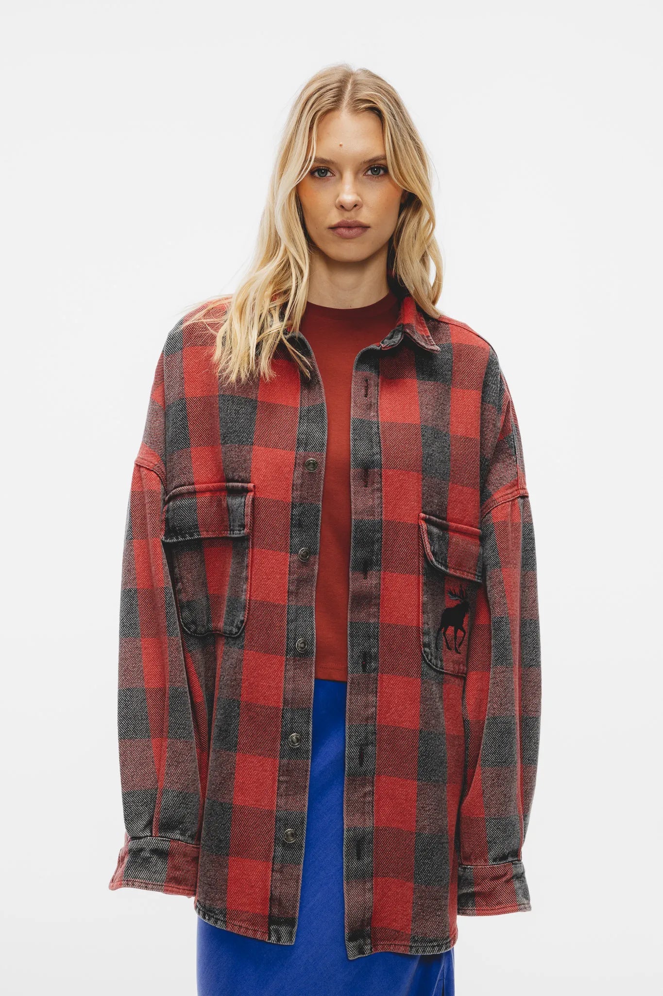 Katana Elfi Haft Czerwony-Szary