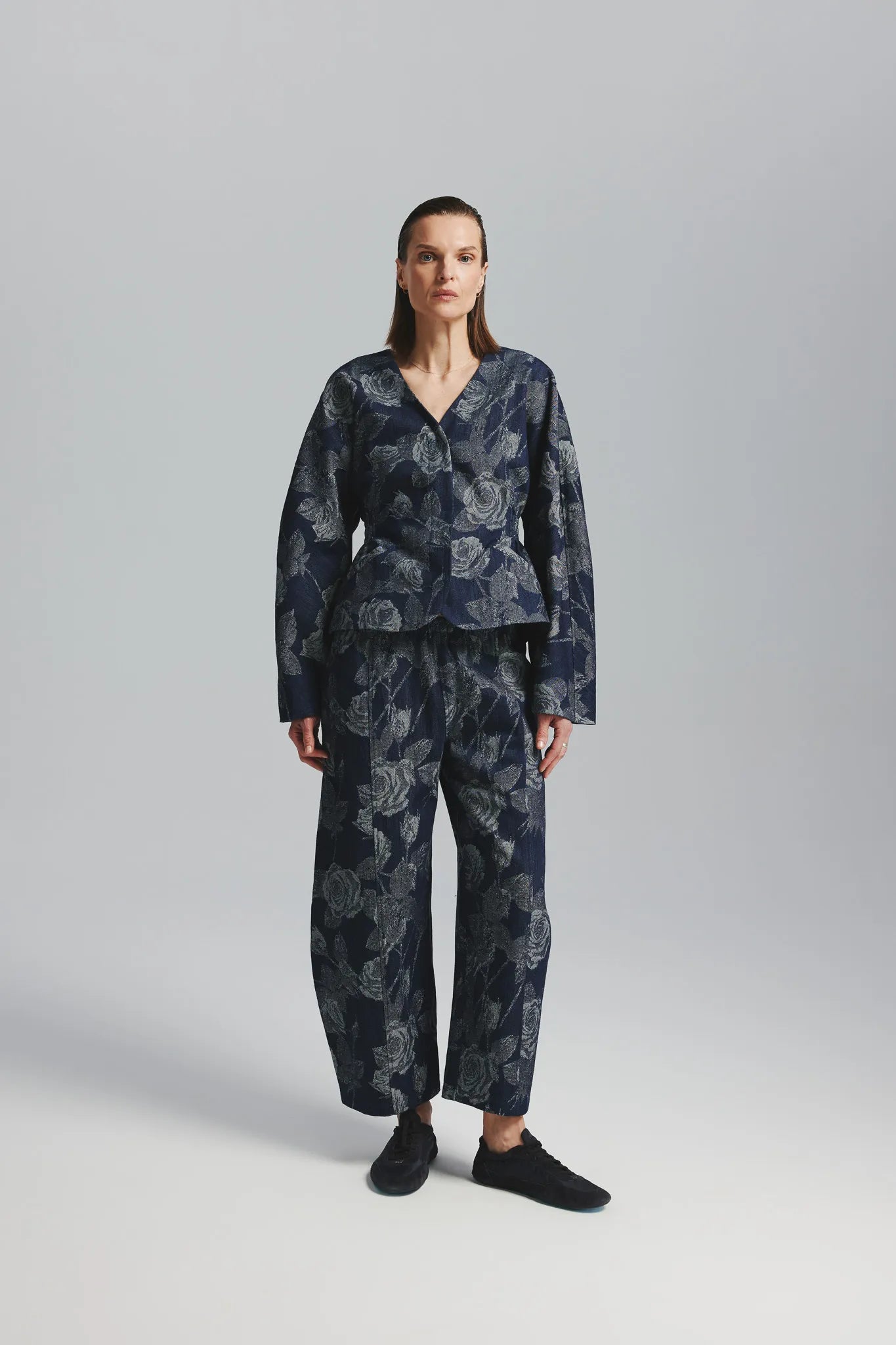 Spodnie Nia Ciemny Granatowy