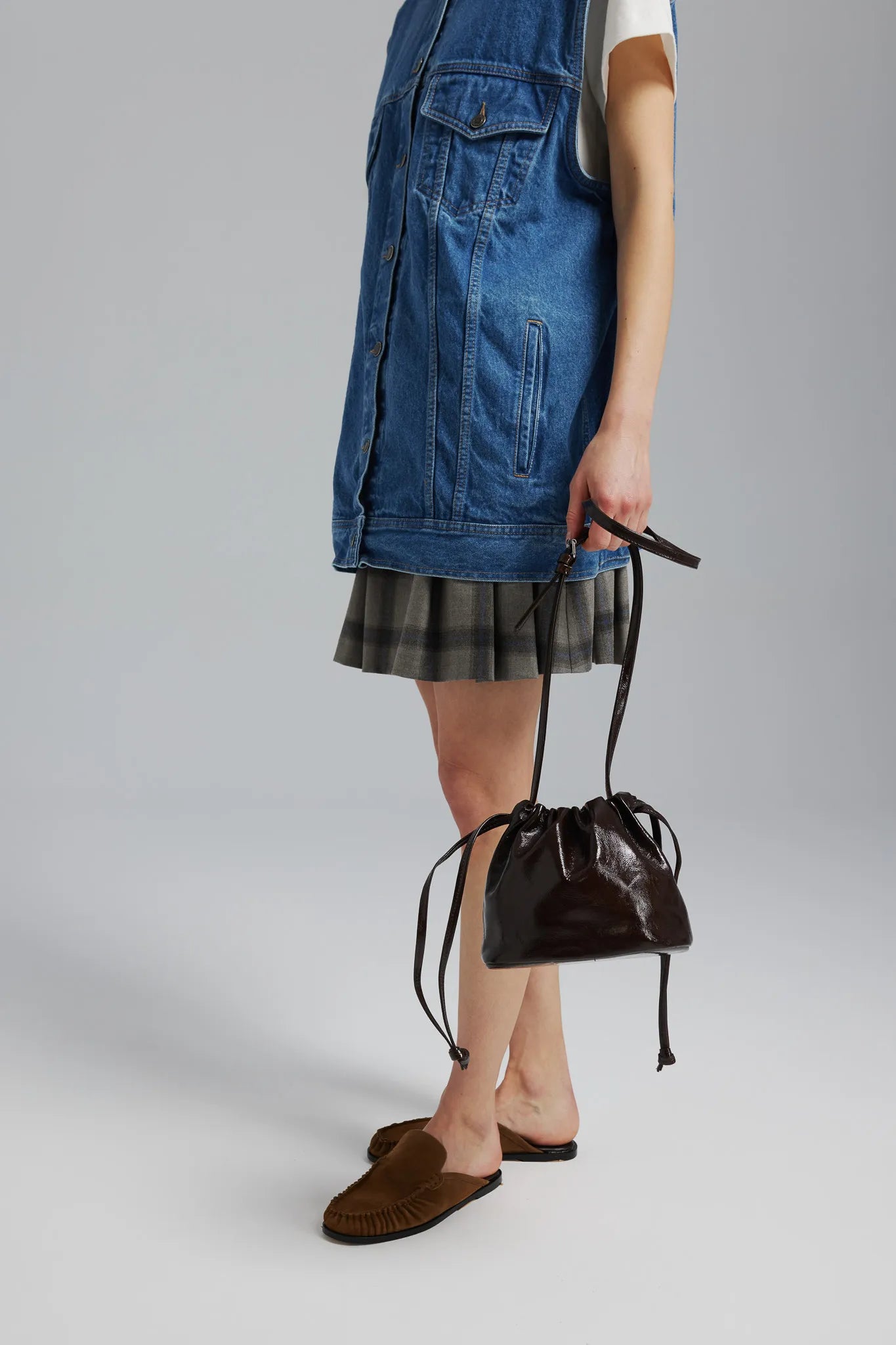 Torebka Nanufara Naplak Czekoladowy