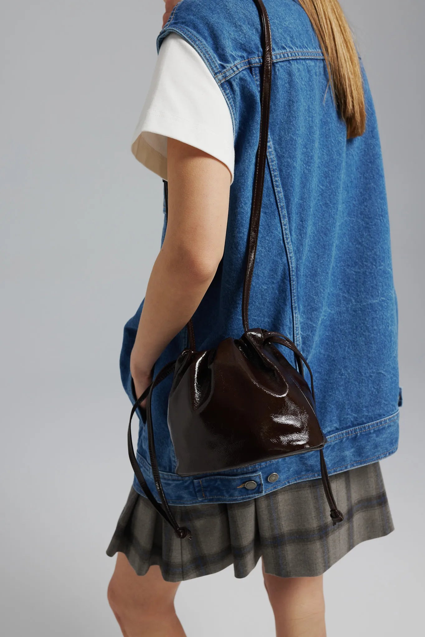 Torebka Nanufara Naplak Czekoladowy