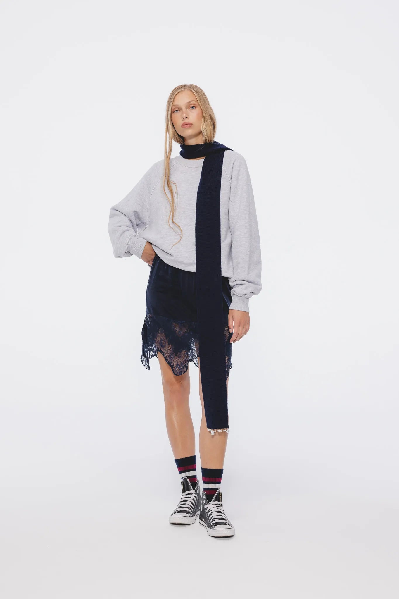 Spódnica Milena Granatowy