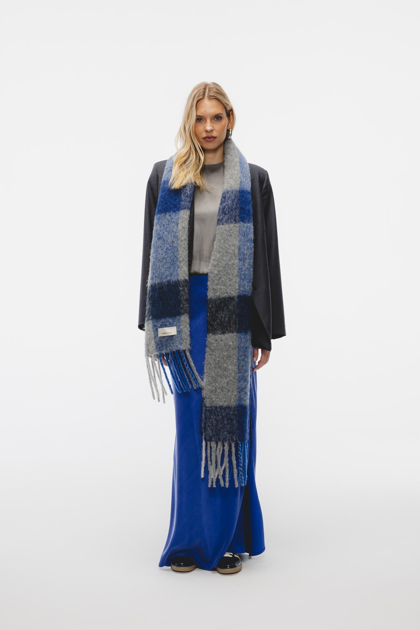 Szalik Florencja Granatowy