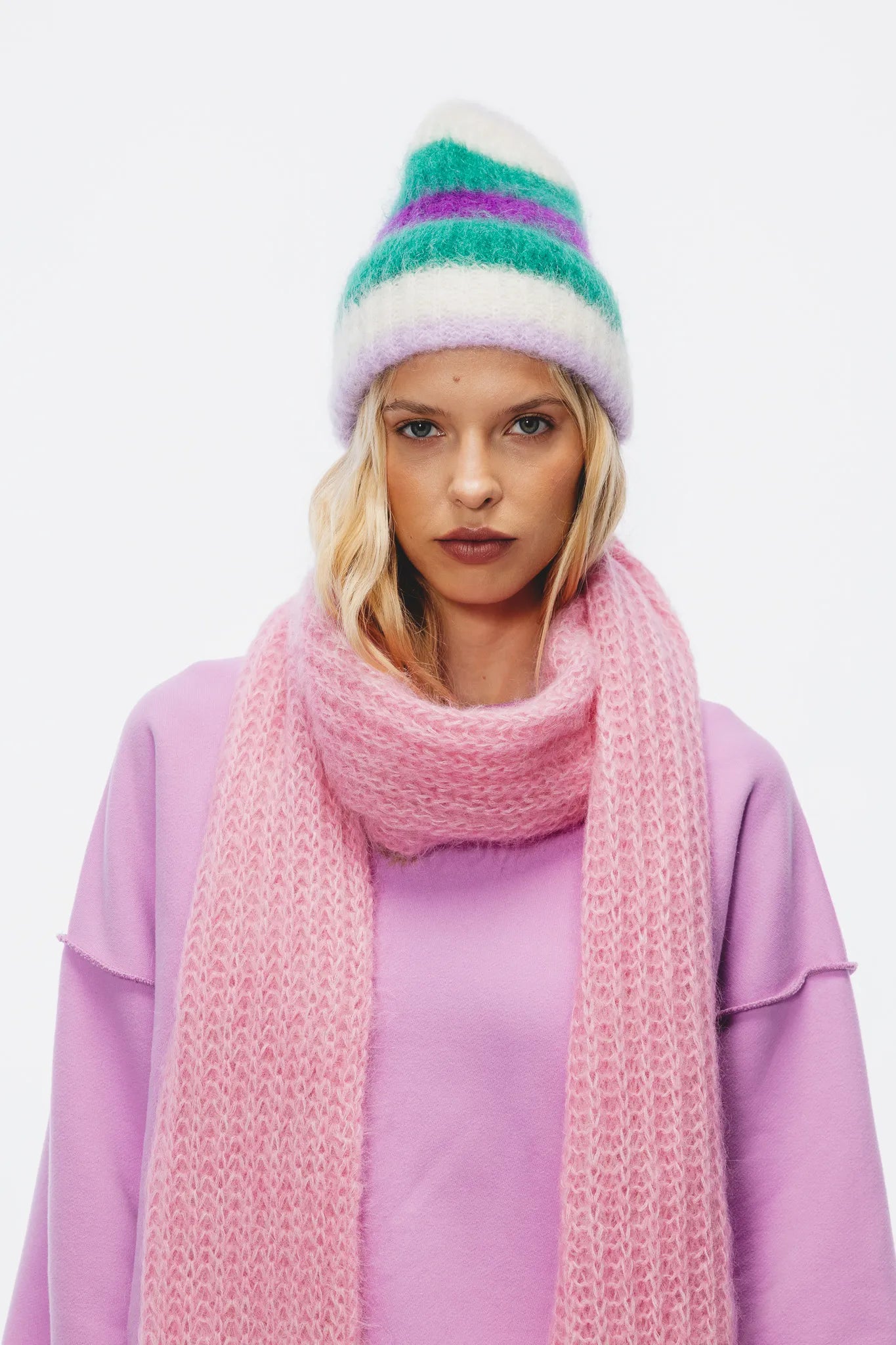 Czapka Róża Zielony