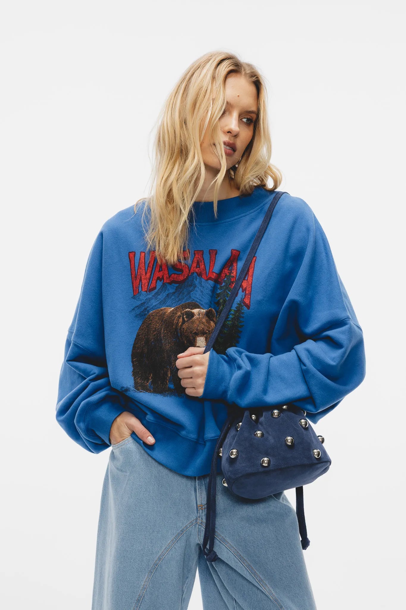 Torebka Charlotte Szafirowy