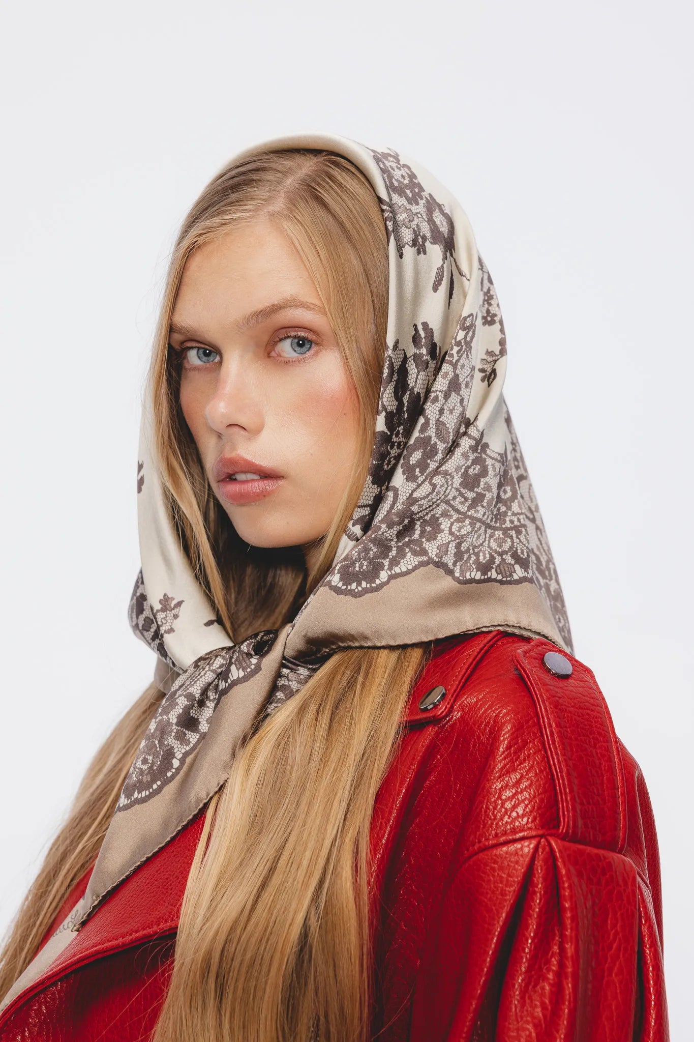 Apaszka Olinka Beżowy