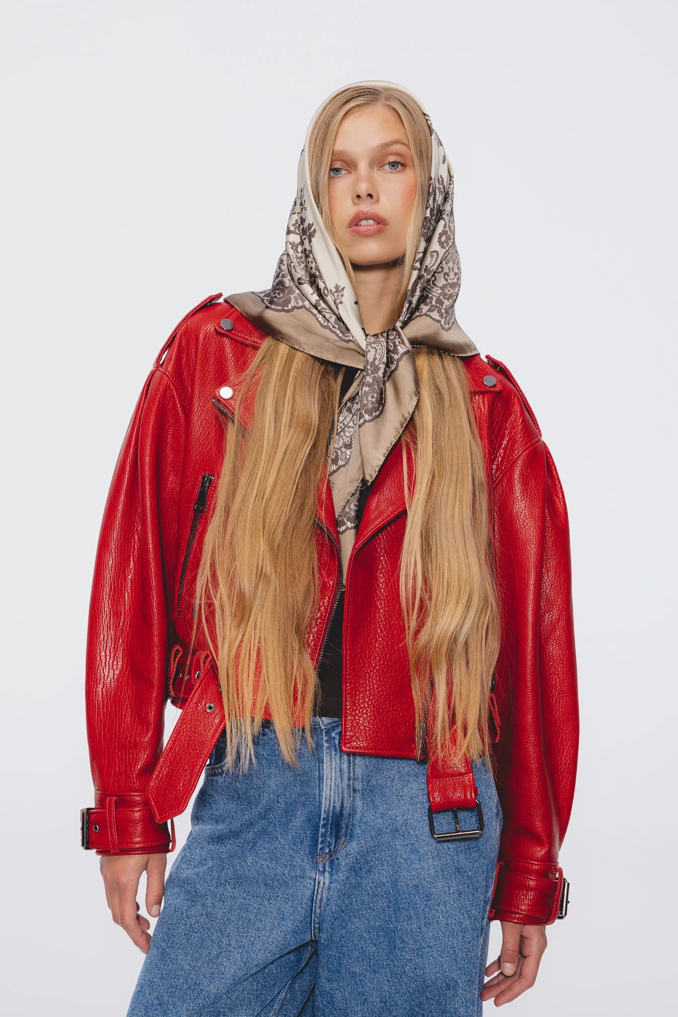 Apaszka Olinka Beżowy