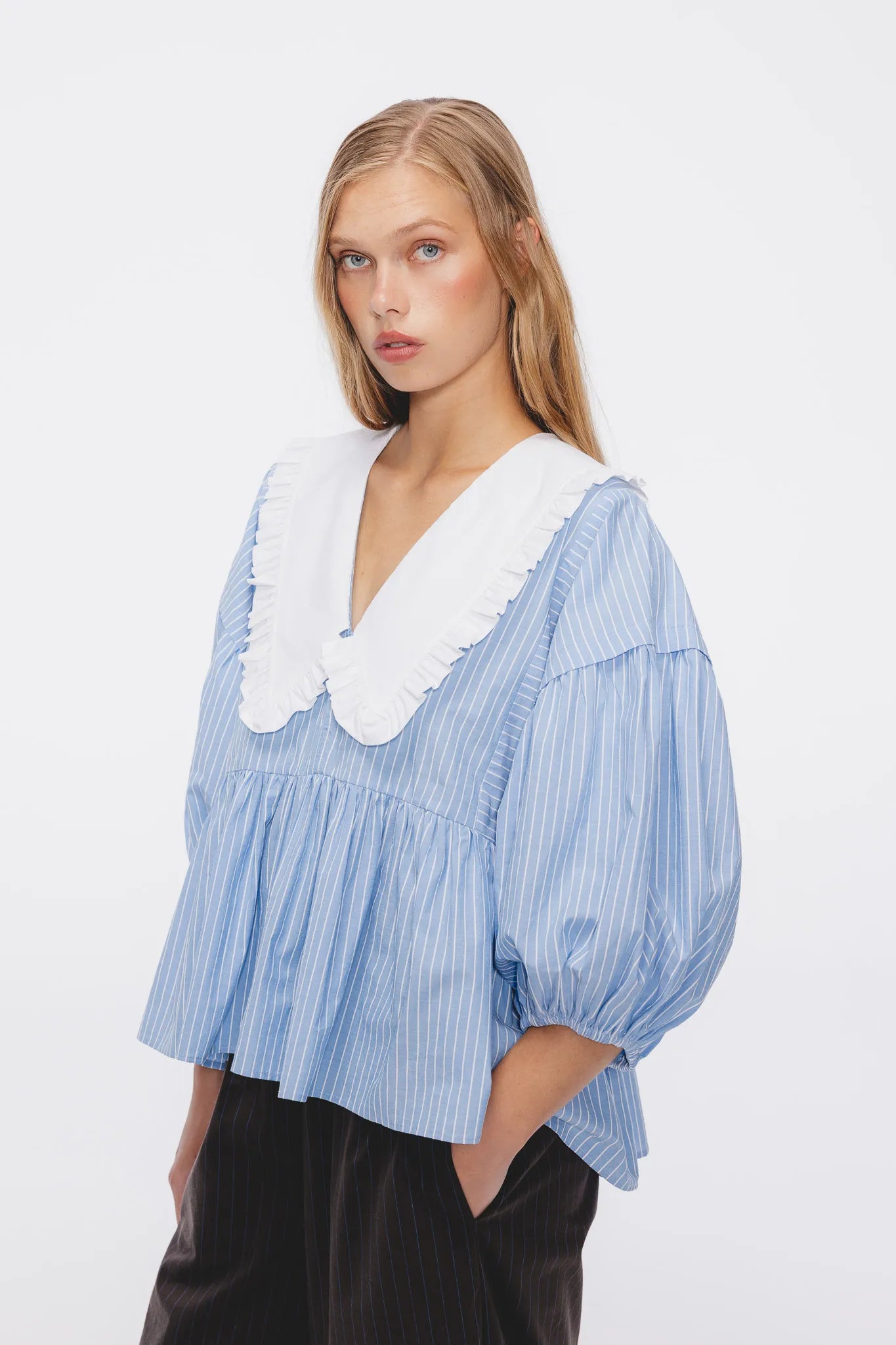 Koszula Esmi Błękitny-Biały