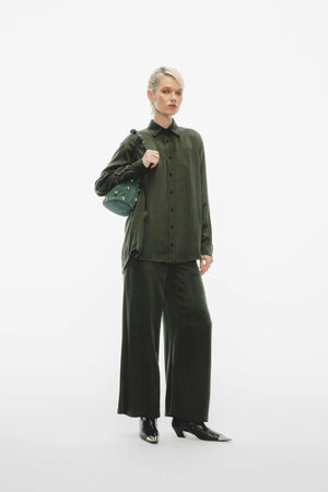 Spodnie Amber Szmaragdowa Zieleń