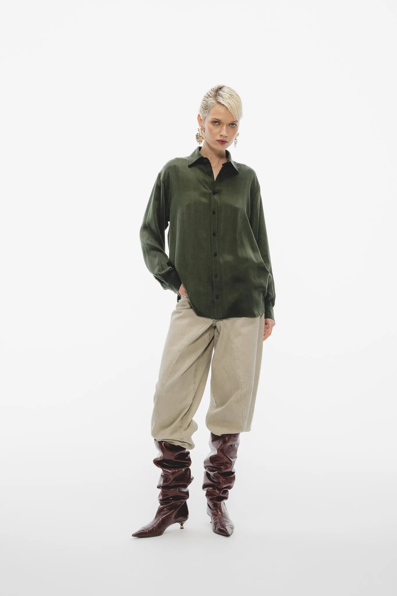 Koszula Dagna Szmaragdowa Zieleń