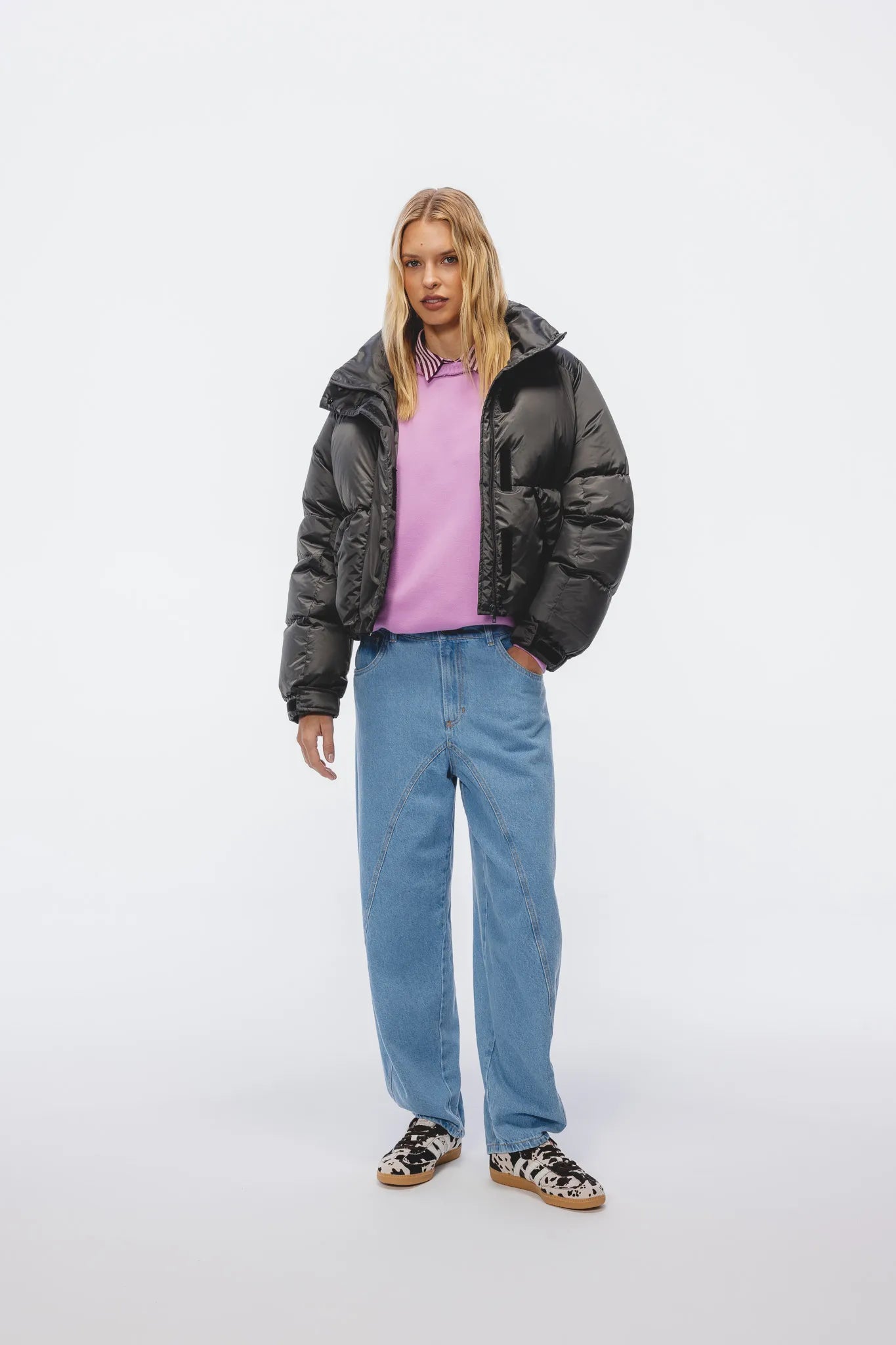 Kurtka puchowa Lucy Antracyt