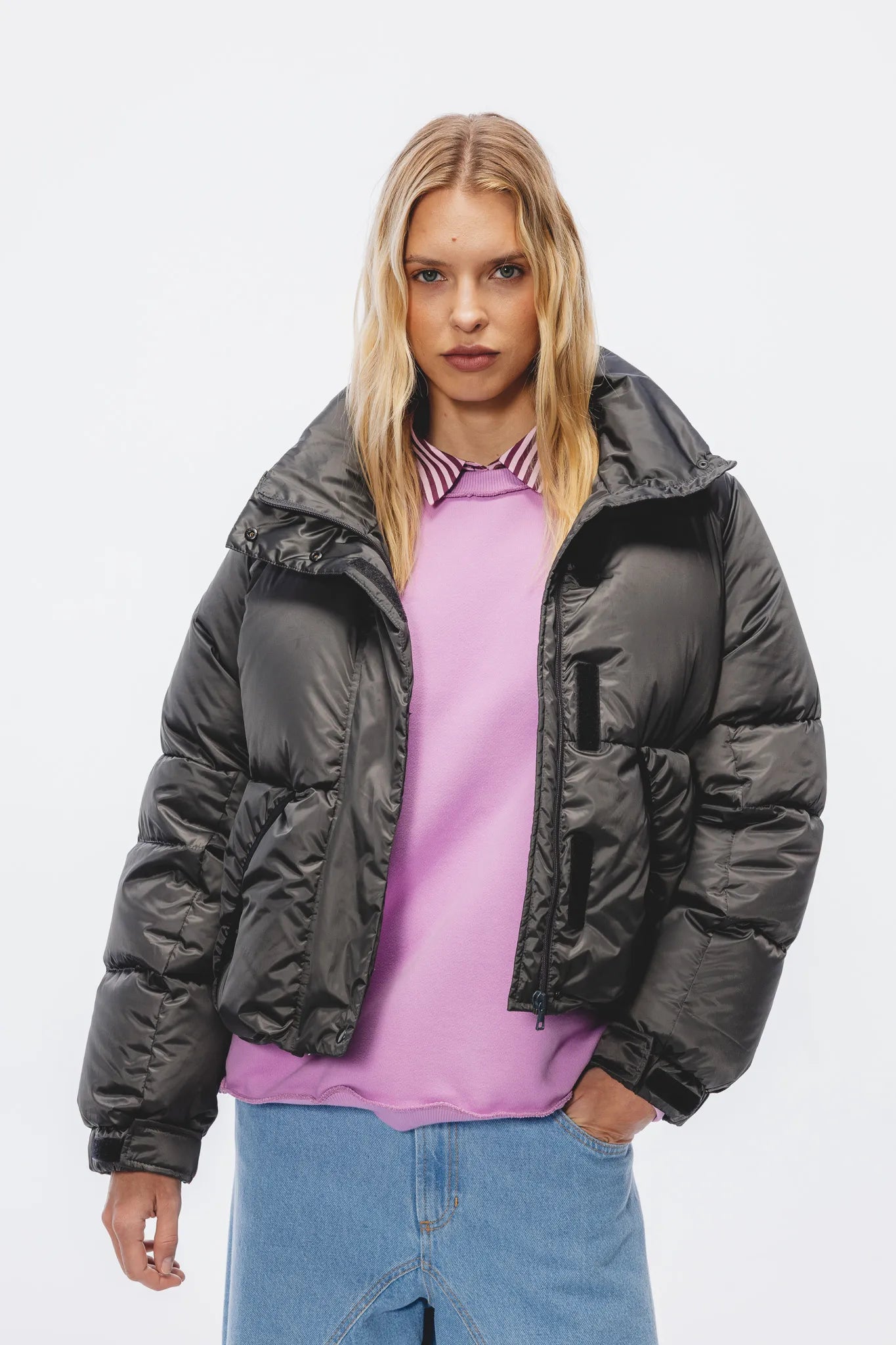 Kurtka puchowa Lucy Antracyt