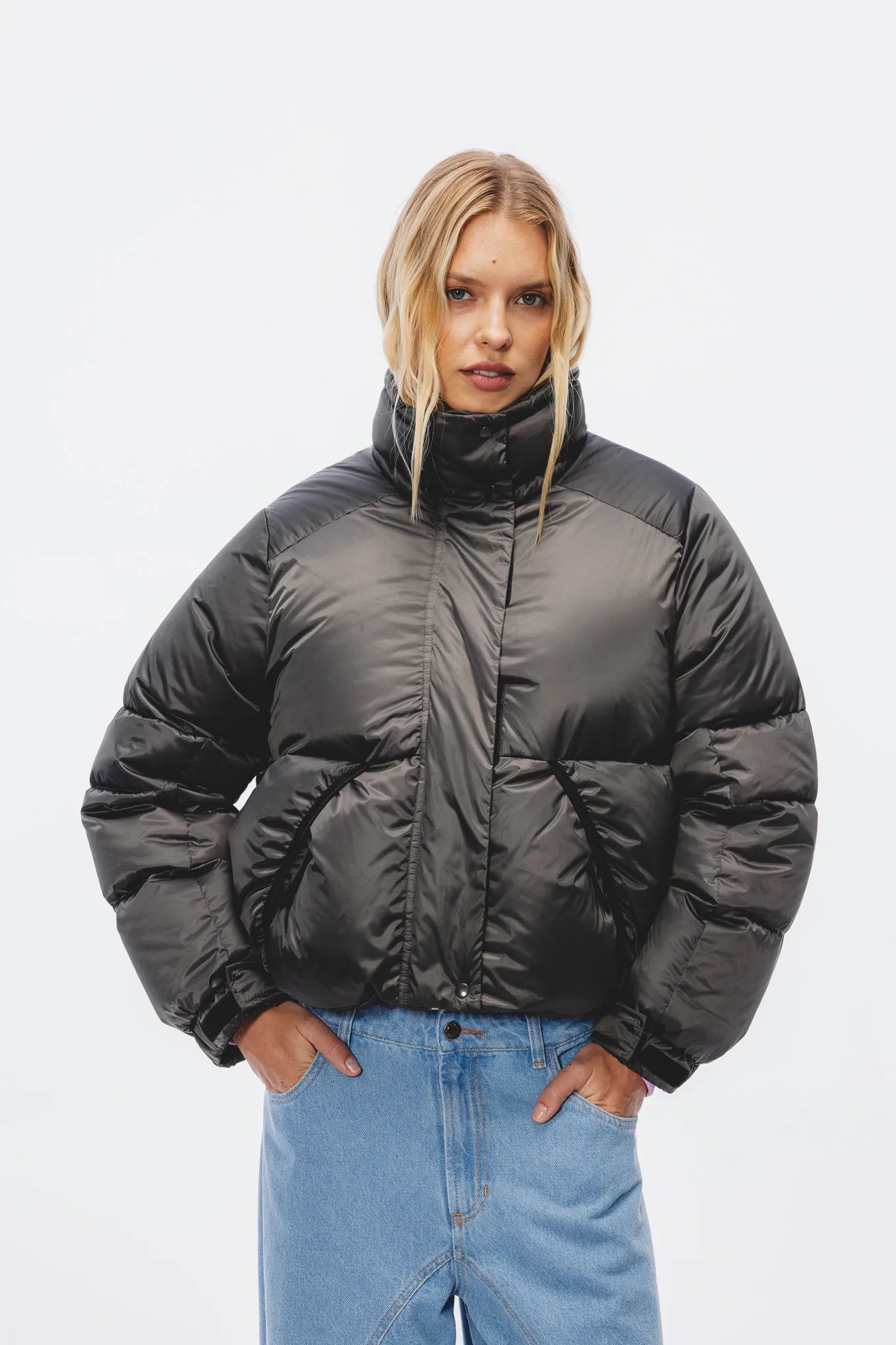 Kurtka puchowa Lucy Antracyt