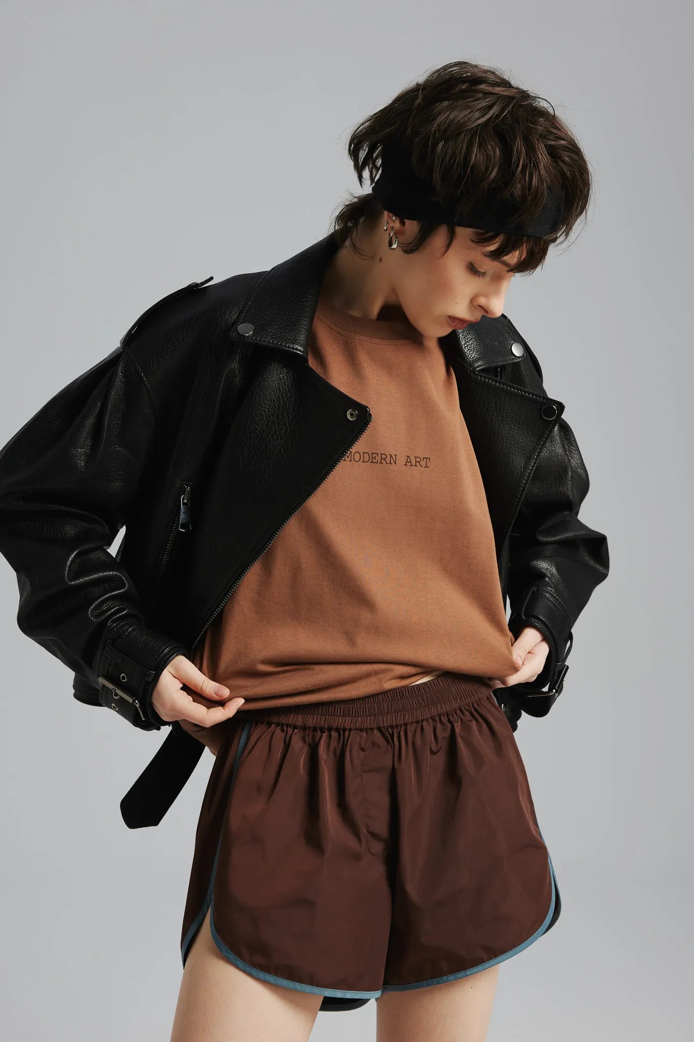 Spodenki Alwita Brązowy