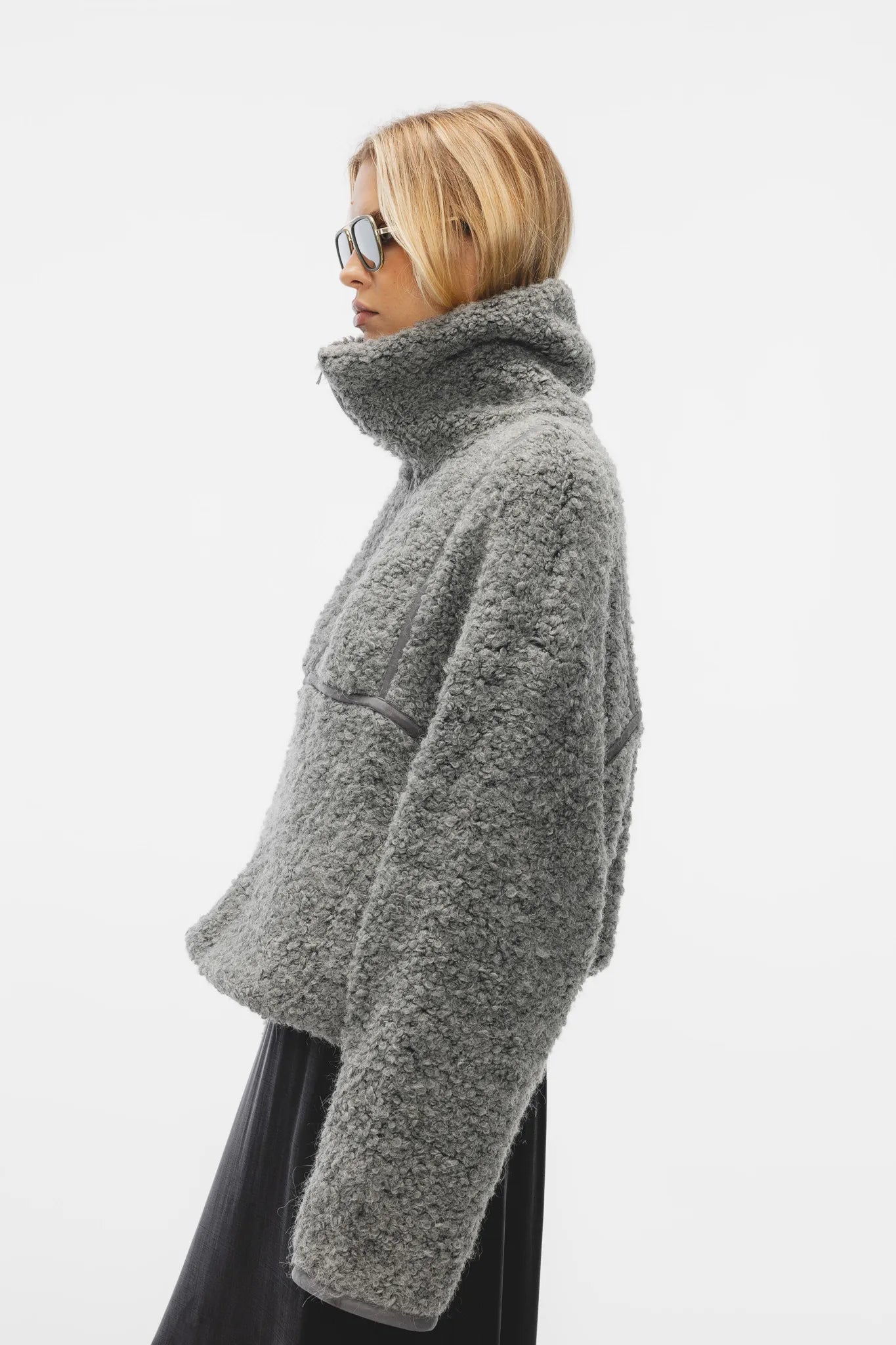 Bluza Elma Teddy Ciemny Szary