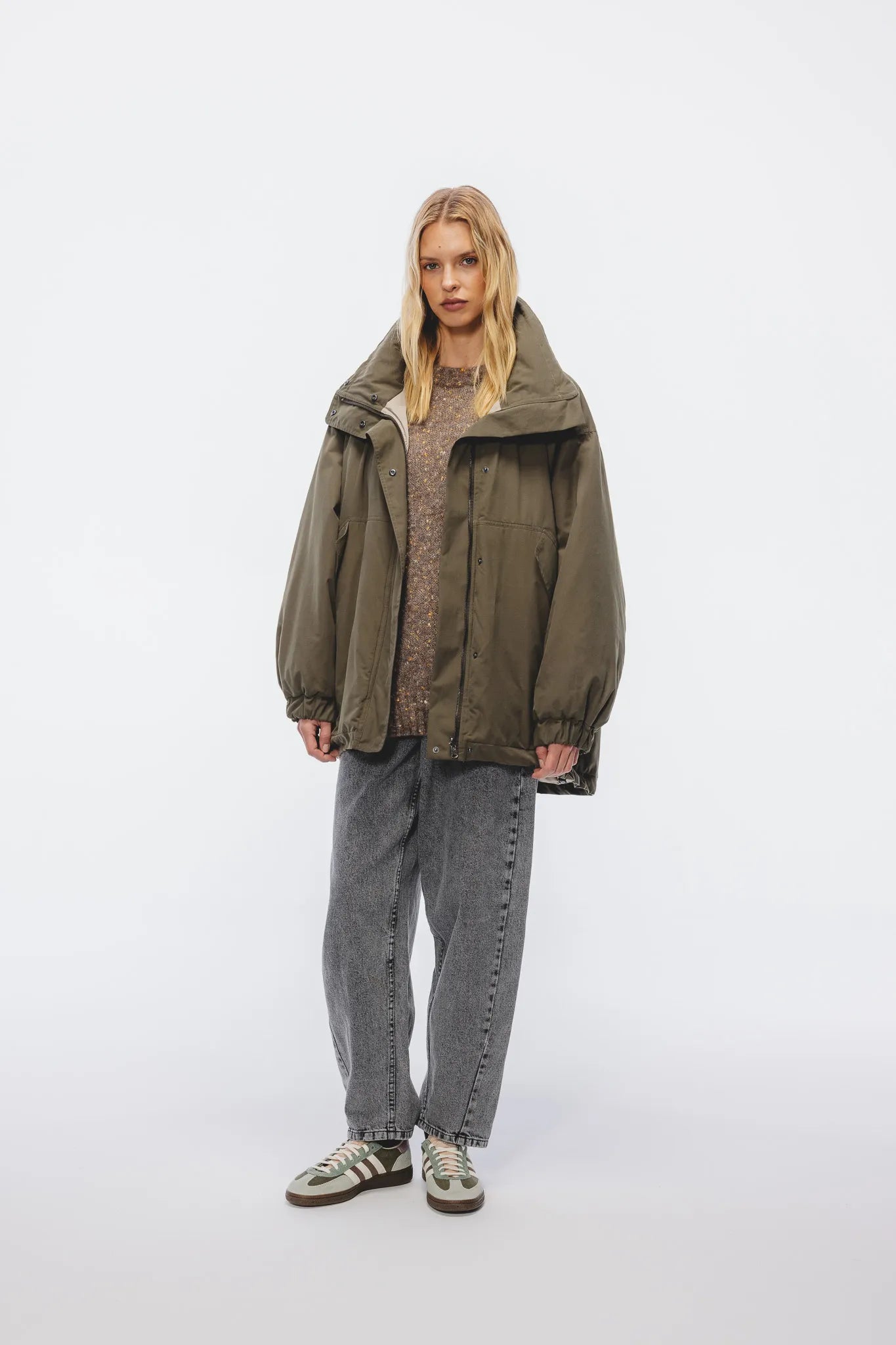 Kurtka puchowa Teona Khaki