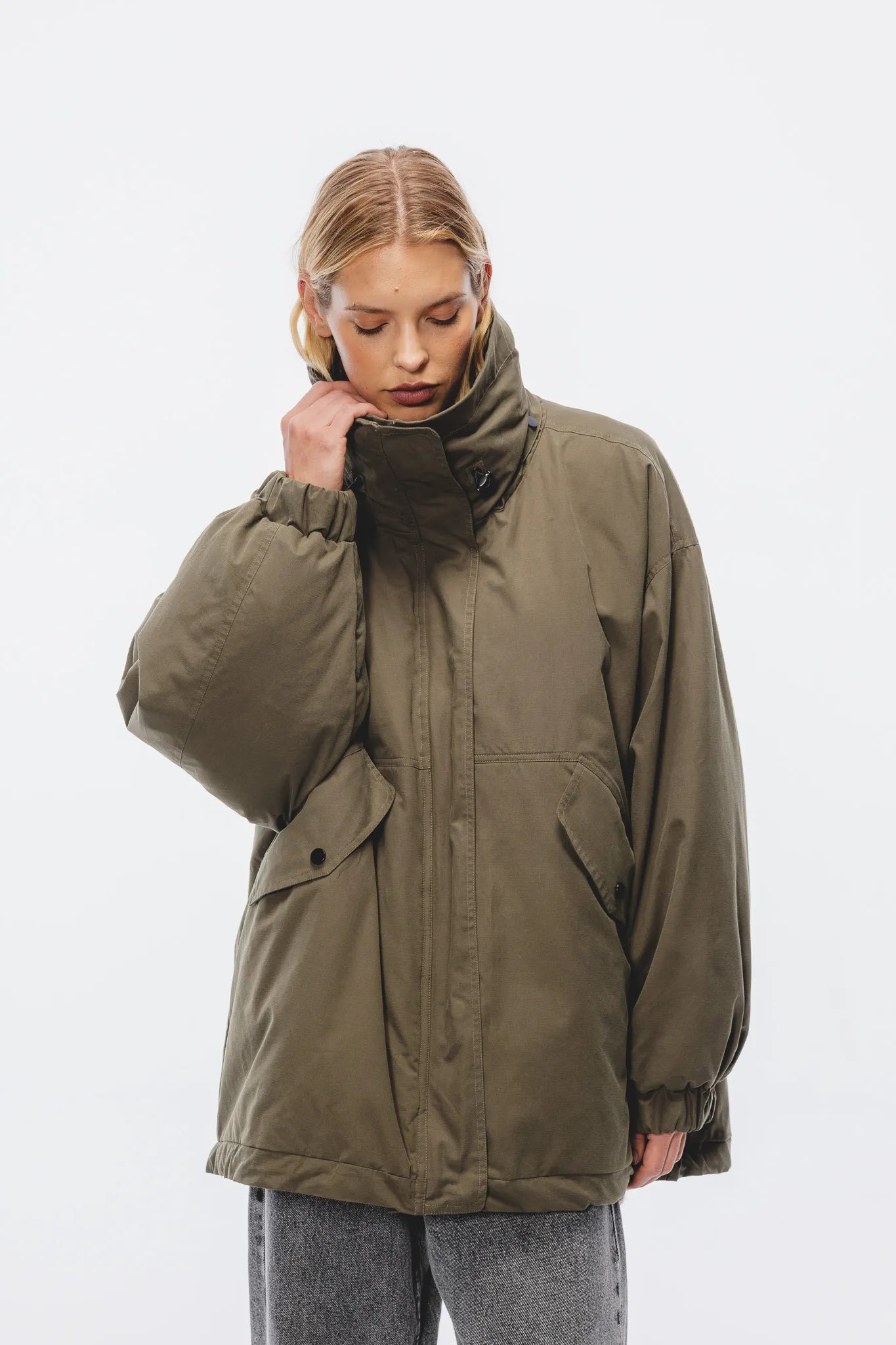 Kurtka puchowa Teona Khaki