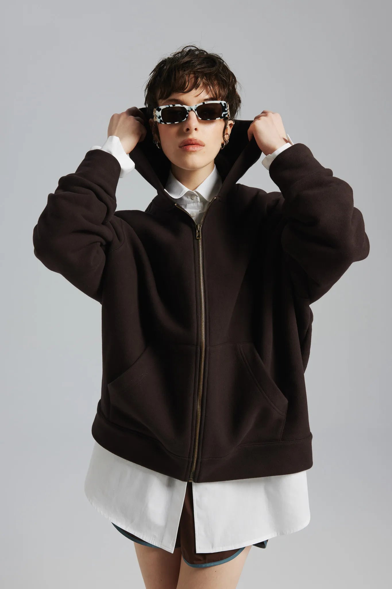 Bluza unisex Antosia Gorzka Czekolada