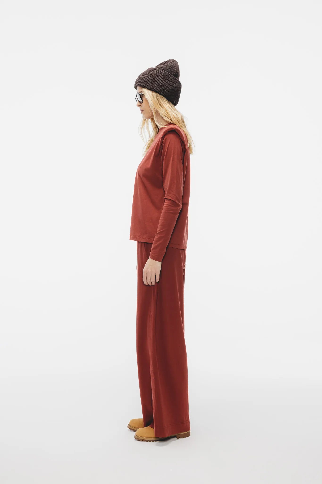 Spodnie Jaśmina Ceglasty