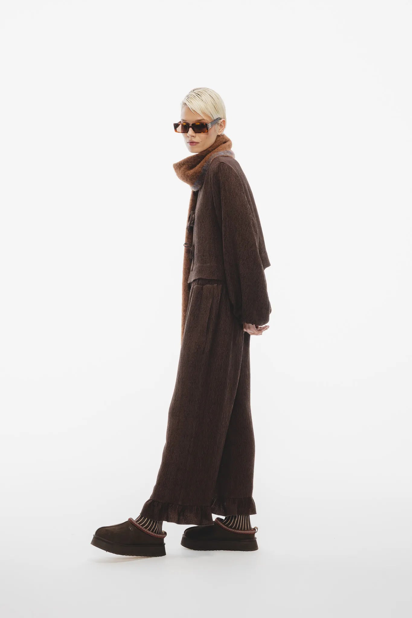 Spodnie Sawa Czekoladowy